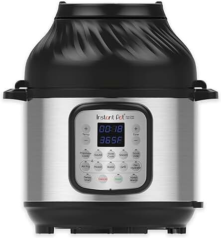 Robot de cocina Instant Pot DUO CRISP + Air Fryer 8L: la combinación perfecta de funcionalidad y versatilidad.