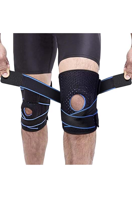 Rodilleras Ajustables para Deportes: Estabilizadores Laterales, Almohadillas de Gel. Ideal para Correr, Baloncesto, Crossfit.