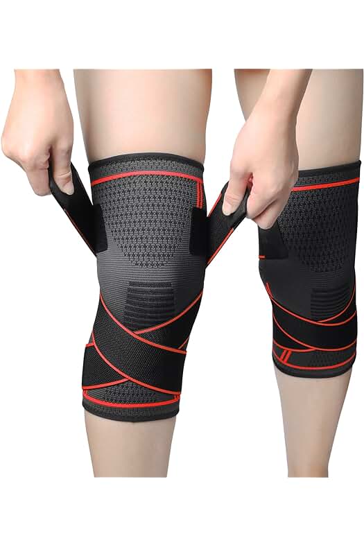 Rodilleras de compresión para menisco y ligamento - Protección y soporte para deportes