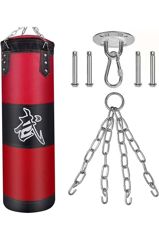 Saco de Boxeo Duradero para Entrenamiento en Casa, 100cm