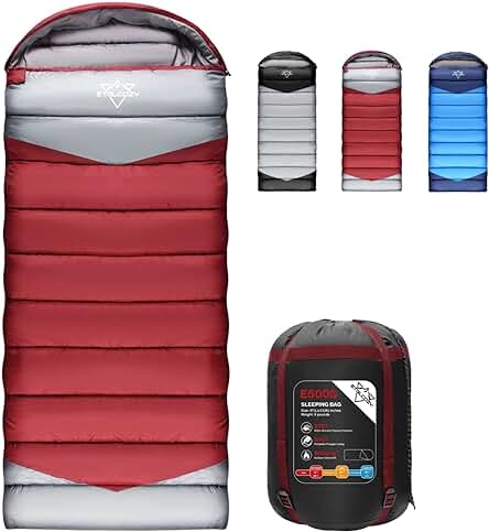 Sacos de dormir invernales de alta calidad y ligeros para acampar y hacer senderismo