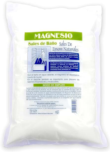 Sales de Epsom Naturales: Beneficios para el Baño y Cuidado Personal.