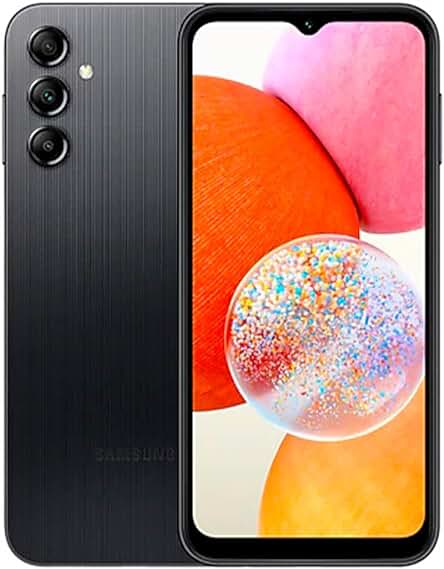 Samsung Galaxy A14: El smartphone 4G con gran capacidad de almacenamiento en color negro