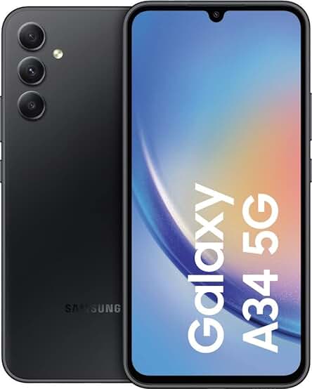 Samsung Galaxy A34 5G 128 GB - Increíble desempeño y conectividad rápida.