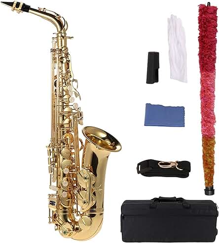 Saxofón alto chapado en oro: el instrumento perfecto para crear música con estilo y elegancia.