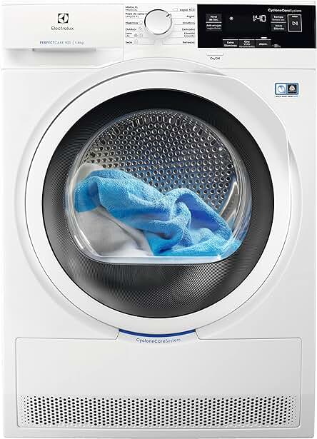 Secadora Electrolux EW9H3864LB: Tecnología SmartSense, Motor Inverter, Función de Inicio en Diferido.
