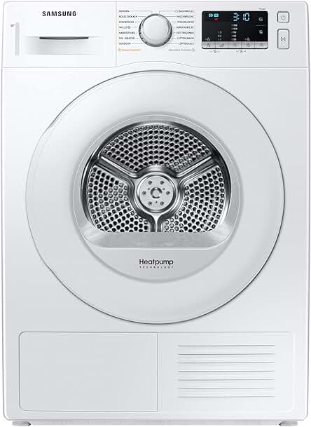 Secadora Samsung DV80TA020TE/EC - Eficiencia energética, 8kg, con tecnología de bomba de calor