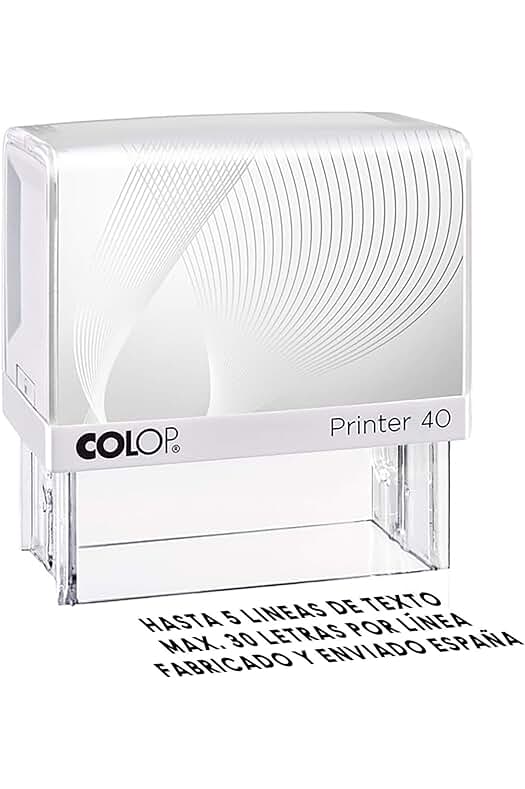 Sello Personalizado Autoentintable para Negocio, Hogar u Oficina | Tinta Negra | 4 Líneas de Texto