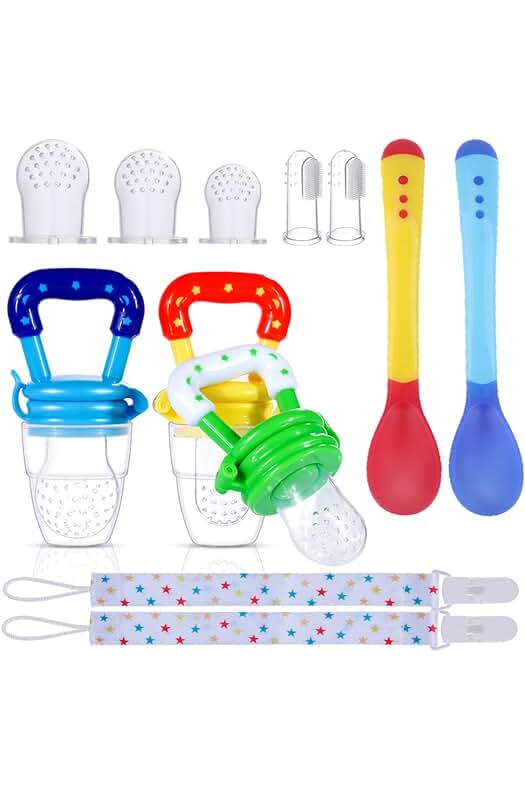 Set de chupetes para fruta y accesorios para la alimentación infantil de calidad