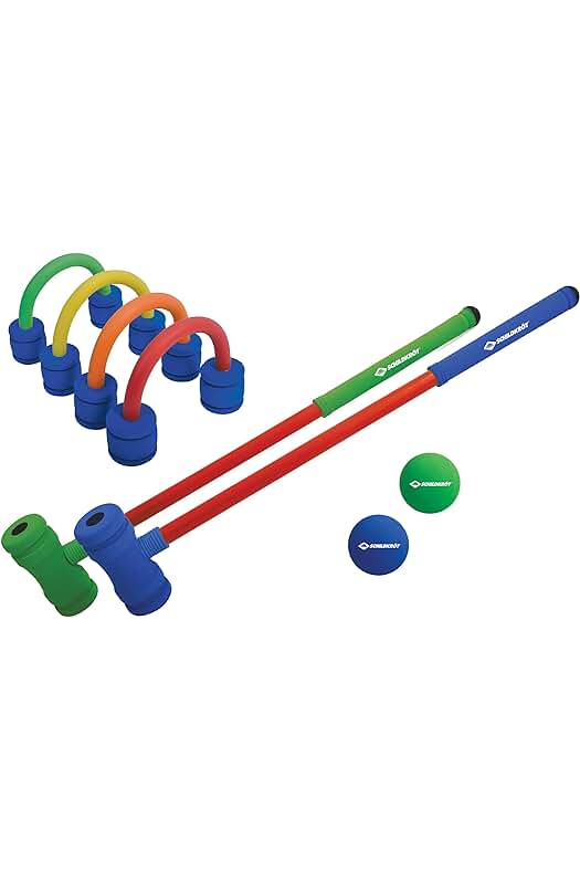 Set de Croquet de Espuma Suave para Juego Completo en Interior y Exterior