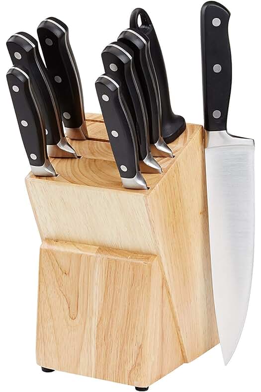 Set de cuchillos de cocina premium - 9 piezas de alta calidad, elegantes y duraderos.