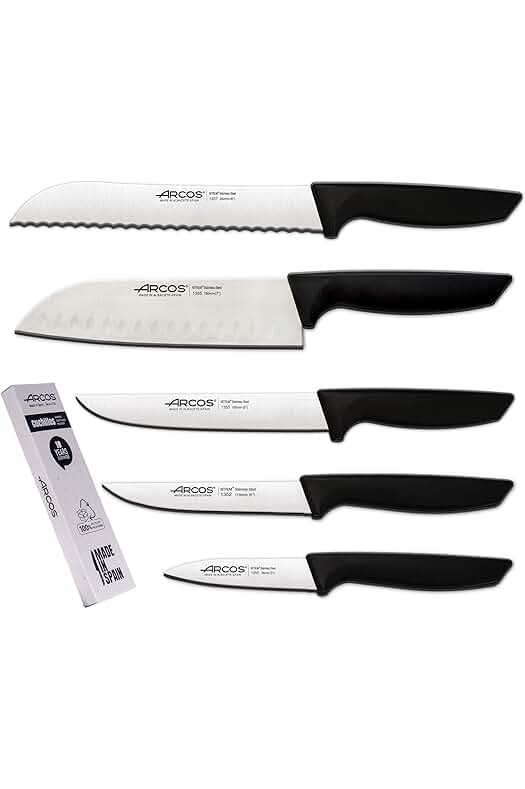 Set de Cuchillos de Cocina Profesionales de Acero Inoxidable de Alta Calidad (5 Piezas)