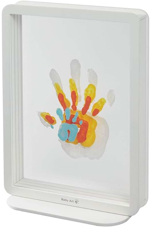 Set de decoración de huella de mano familiar para bebés y recién nacidos.