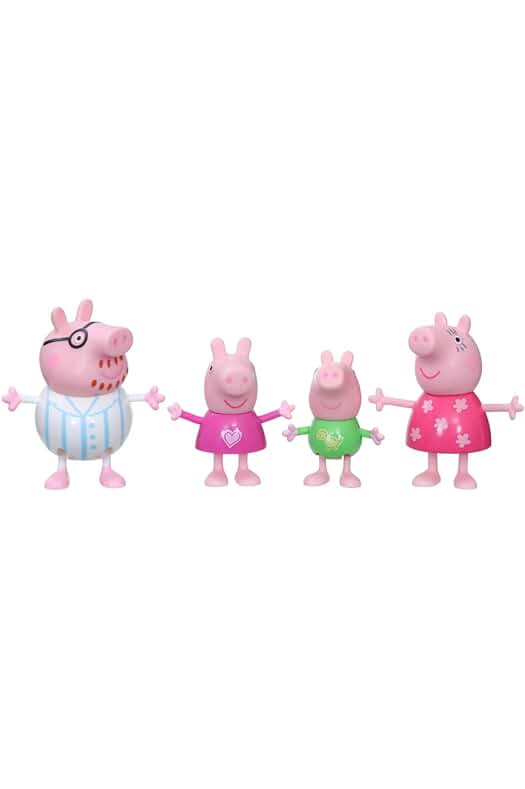 Set de Figuras de Peppa Pig en Pijamas - Divertida Aventura Nocturna para Niños de 3+ años.