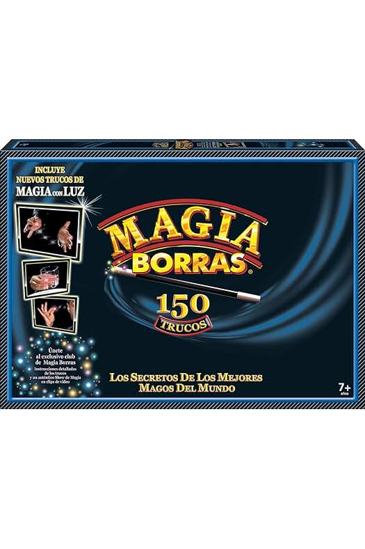 Set de Magia Borras con Luz - 150 Trucos Asombrosos para Niños de 7+ años (17473)