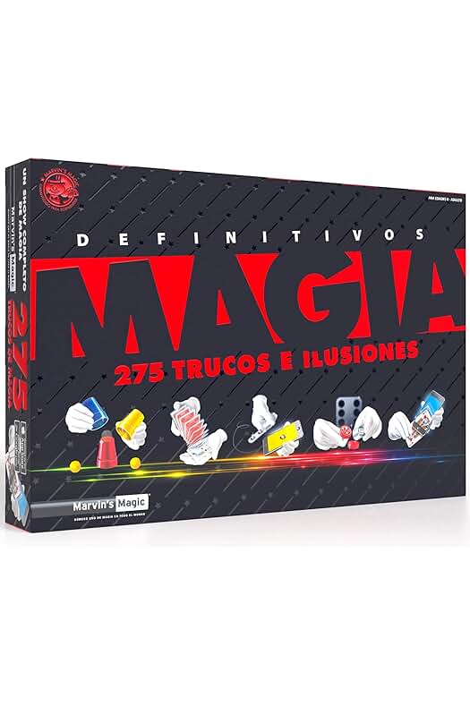 Set de Magia Marvins Magic con 275 Trucos Alucinantes - Regalo Perfecto para Niños