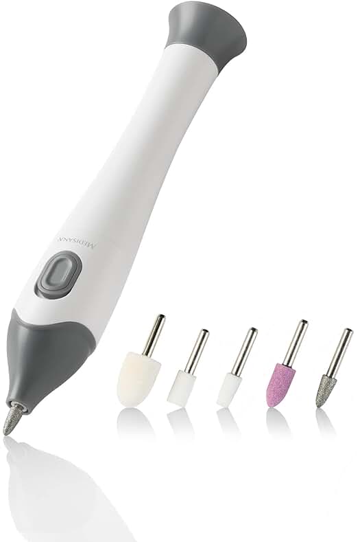 Set de manicura y pedicura eléctrica Medisana MP 810: cuidado profesional para uñas y callosidades.