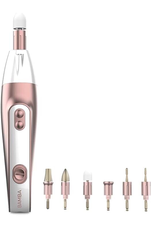 Set de Manicura y Pedicura Eléctrico Bamba PinkyCare 700 Perfect Nails con Estuche Incluido.