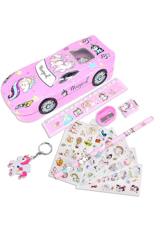 Set de Papelería Unicornio: Todo lo que necesitas para un mundo mágico de escritura.
