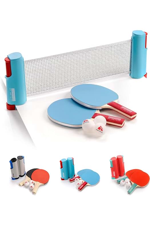 Set de Ping Pong: Red, Raquetas, Pelotas y Accesorios para Tenis de Mesa