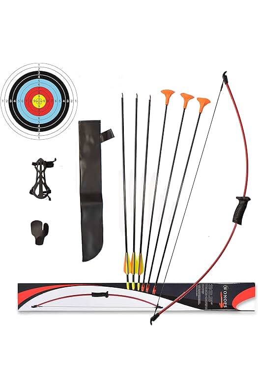 Set de Tiro con Arco para Niños con Flechas Ventosa - Juegos y Regalos para Niños de 6+ años