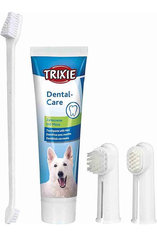 Set Dental para Perros TRIXIE: Cuida la higiene oral de tu mascota de forma fácil y efectiva.