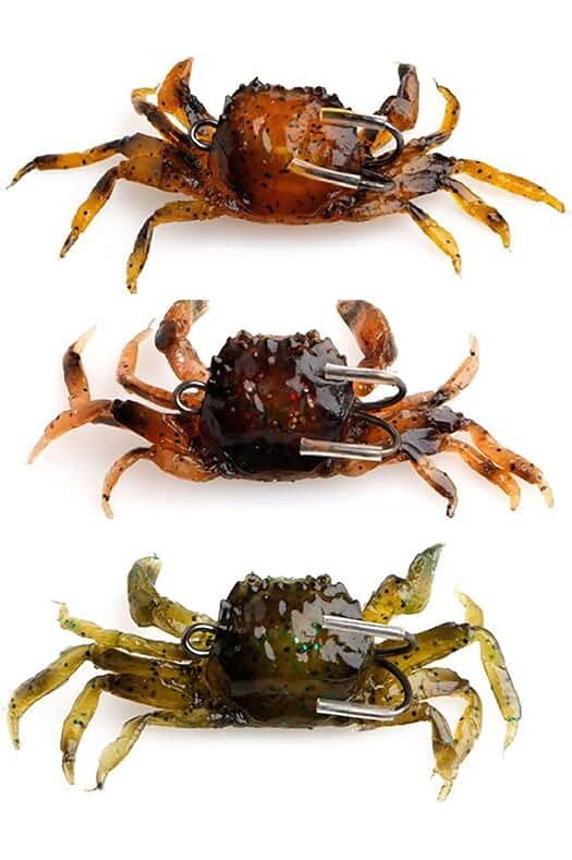 Señuelo de Pesca Cangrejo: Atrapa más peces con este cebo único y realista.
