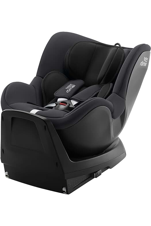 Silla de coche BRITAX RÖMER DUALFIX PLUS con giro 360° y reductor para recién nacidos.