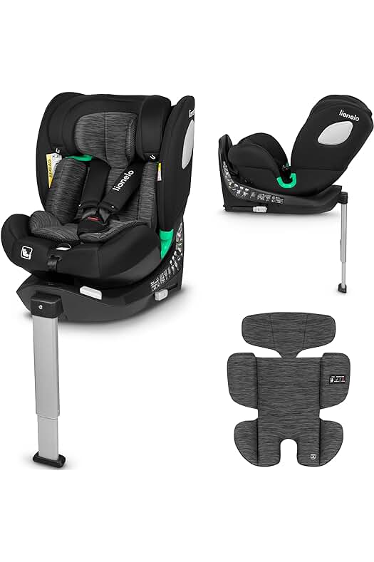 Silla de coche i-Size Giratoria 360° con ISOFIX y Reposacabezas Ajustable