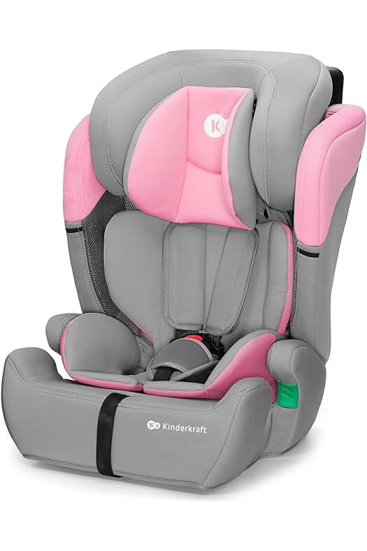 Silla de coche para bebés Kinderkraft COMFORT UP I-SIZE 76-150 cm, rosa.