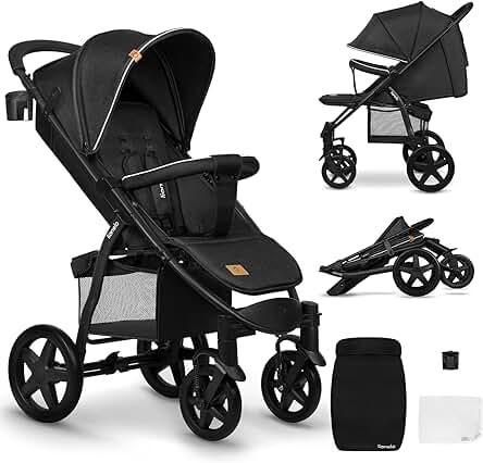 Silla de paseo LIONELO Annet: cómoda, resistente y segura para pasear con tu bebé.