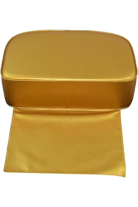 Silla de Peinado para Niños con Cojín Dorado para Salones de Spa
