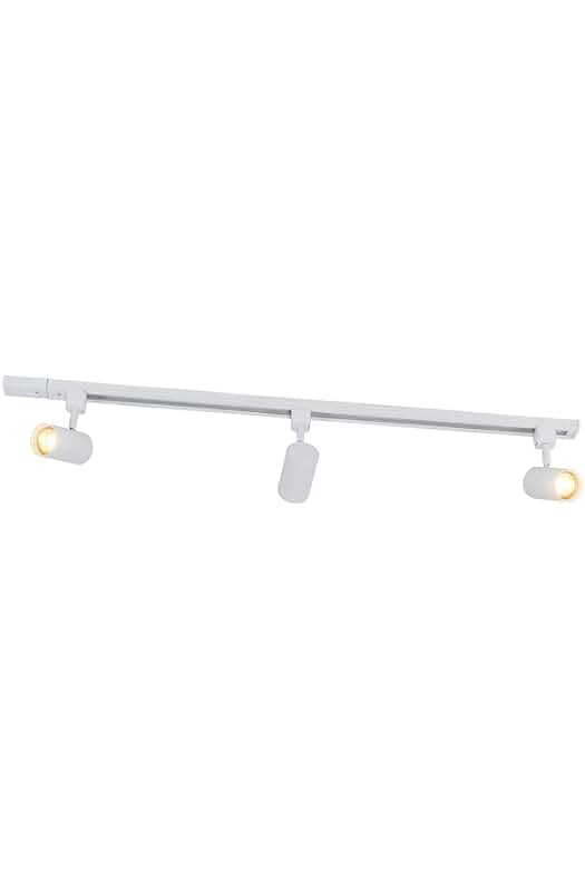 Sistema de carril moderno con focos blancos para iluminación LED - Modelo JEANA