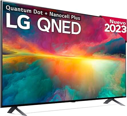 Smart TV LG 55QNED756RA 55" con tecnología 4K QNED, HDR10 y asistentes virtuales integrados.