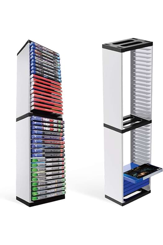 Soporte de almacenamiento para juegos con capacidad para 36 discos - Organizador para videojuegos