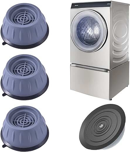Soporte Lavadora Antivibración: Estabiliza y protege tu lavadora con este soporte universal antivibración.