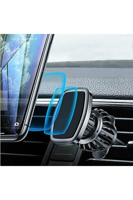 Soporte magnético para teléfono de coche compatible con todos los modelos de smartphones.
