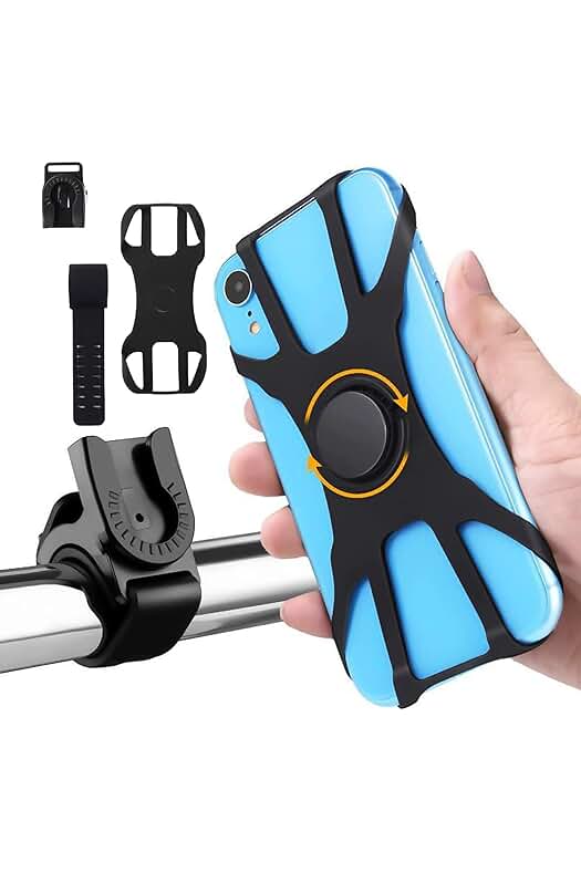 Soporte móvil para bicicletas: Soporte seguro y ajustable para tu teléfono mientras montas.