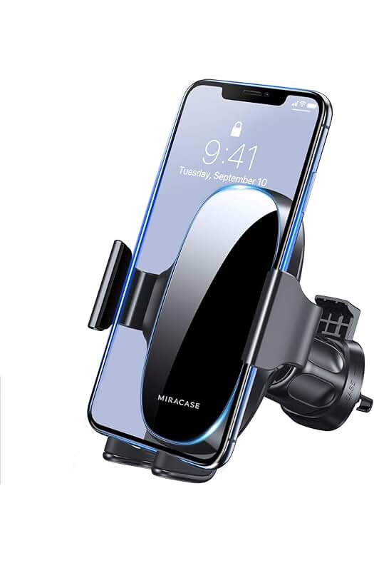Soporte para coche universal de aire para móviles iPhone, Xiaomi, Samsung y más.