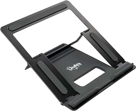 Soporte portátil ajustable en 3 posiciones - Base ergonómica para ordenadores de 10-17.