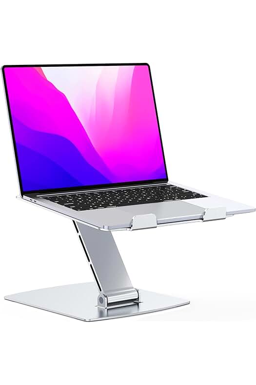 Soporte portátil ajustable: la solución perfecta para trabajar o estudiar cómodamente en cualquier lugar.