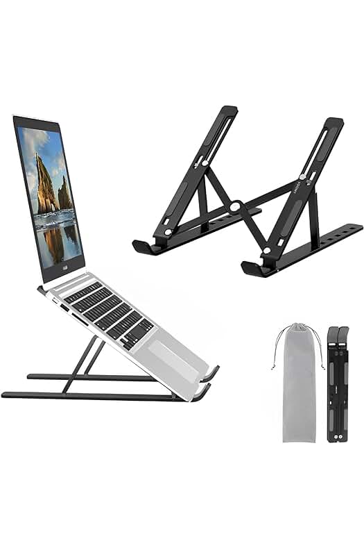 Soporte Portátil Ajustable Voomy: Eleva tu Productividad con este Soporte Portátil de Aluminio.