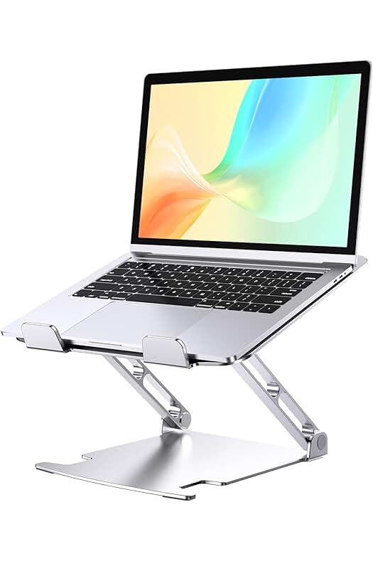 Soporte portátil ergonómico y ajustable para MacBook Air/Pro DELL HP Lenovo y tabletas 10-16