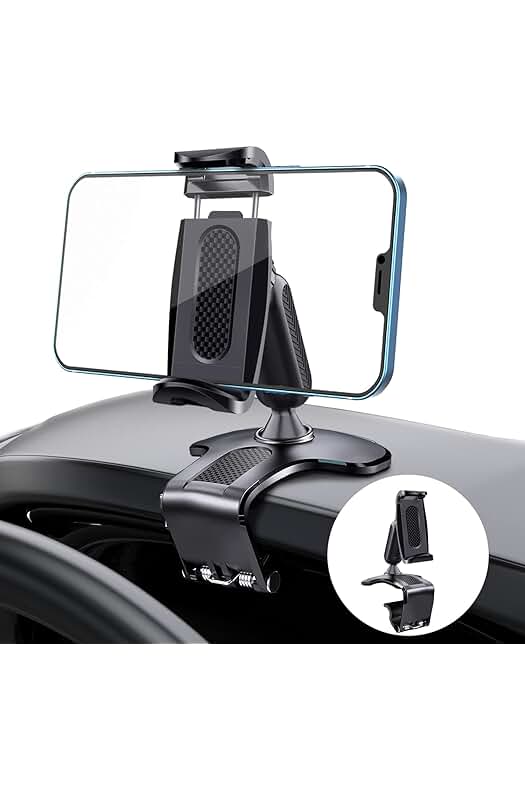 Soporte universal para teléfonos móviles y GPS en el coche, con rotación de 360°.