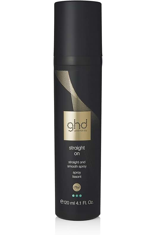 Spray de alisado para cabello liso y sin encrespamiento con protección térmica, 120ml.