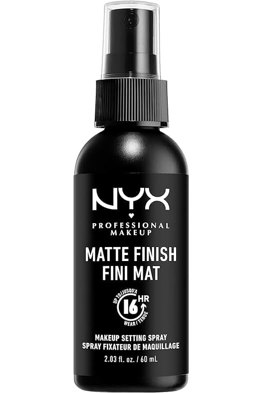 Spray fijador de maquillaje de larga duración y acabado mate, fórmula vegana - NYX Professional Makeup.