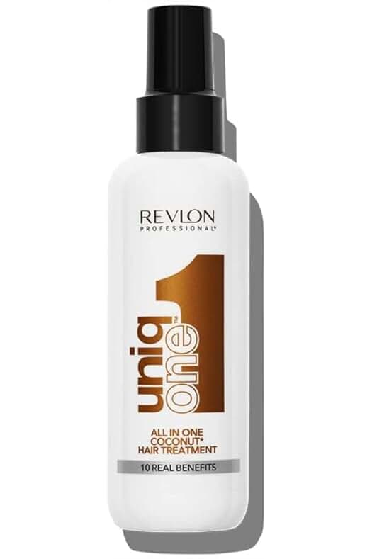 Spray protector térmico UniqOne de Revlon Professional para cabello, fragancia coco, 150 ml