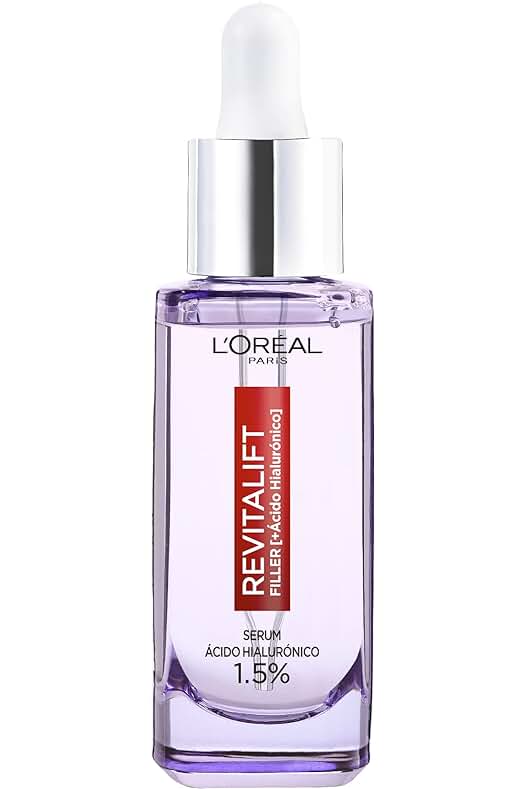 Sérum Revitalift Filler de LOréal Paris: Hidratación y volumen con Ácido Hialurónico Puro. 30 ml.
