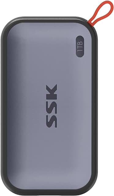 SSK Extreme 1TB SSD Externo - Alta Velocidad de Transmisión USB 3.2 Gen 2