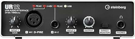 Steinberg UR12 - La mejor opción en interfaces de audio USB